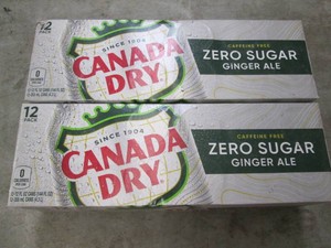 2 12 Packs of Canada Dry Ginger ale...
