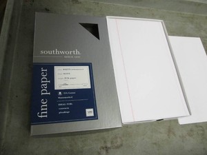 Southworth 25 pct cotton fine paper...