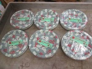 6 38 Packs of paper plates...
