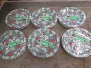 6 38 Packs of paper plates...