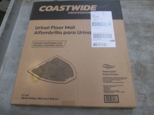 6 Urinal floor mats...