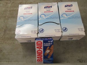 3 Boxes of individually packed hand...