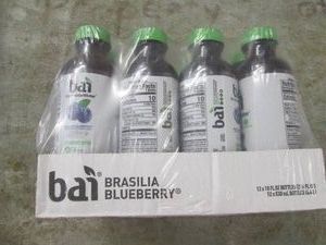 12 Bottles of Bai blueberry water...