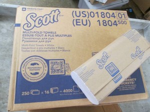 16 Packs of Scott multifold towels...