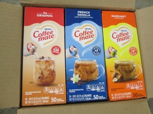 3 50 Packs of assorted Coffee Mate ...