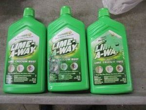 3 Bottles lime away...