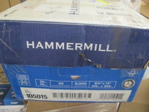 5000 Sheets Hammermill 8.5 x 14 pap...