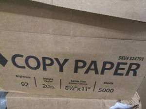 5000 Sheets 8.5 x 11 copy paper...