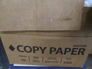 5000 Sheets 8.5 x 11 copy paper...