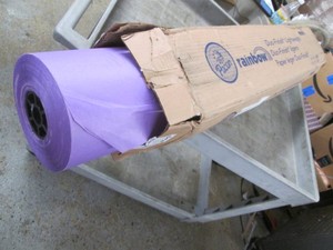 36 x 1000 Feet purple roll of pape...