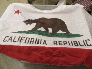 3 x 5 Foot California flag...