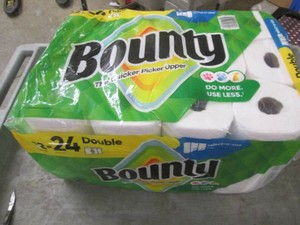12 Double rolls Bounty paper towel...