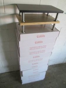 Choice of 15 desk or table riser shelves