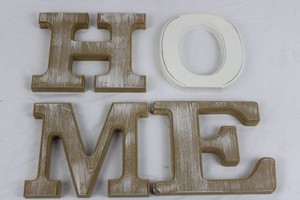 Decorative HOME Wall Letters