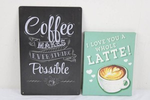 Coffee Wall Decor Signs (Lot of 2)