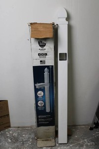 Rust Proof Plastic Mailbox Post Support 57 in Tall (Post ONLY)