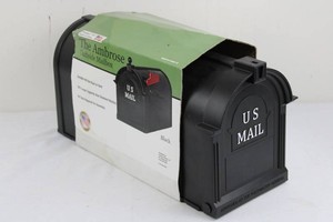 Postal PRO the Ambrose Curbside Mailbox PP100BBL-M 9 (No red flag)