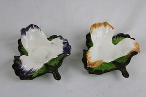 Ceramic Flower Candlestick Holder(2)