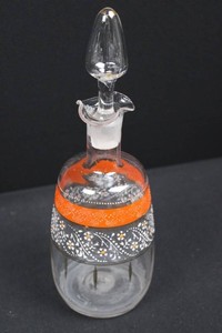 Decorative Glass Decanter With Stopper