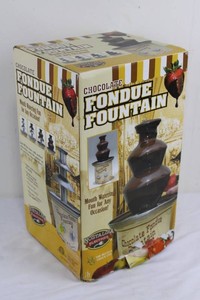 Chocolate Fondue Fountain Nostalgia Electrics Tested Working