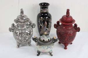 Jean Shipton 1978 Decorative Incense Burner Mixed Lot (Lot of 4)