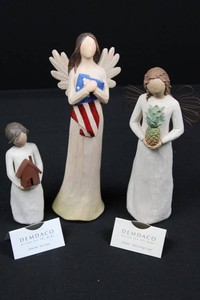 Demdaco Angel Figurines (Lot of 3)