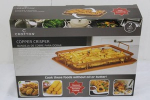 Crofton Copper Crisper 2-Piece Set New