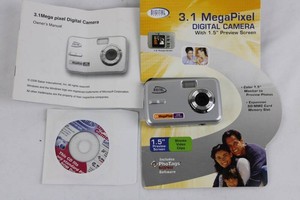 Digital Concepts 3.1 Megapixel Digital Camera With Manual & Software