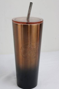 Starbucks Stainless Steel Tumbler With Straw 24 oz