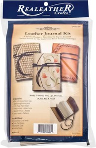 Silver Creek Realeather Leather Journal Kit, 4.5x6, Natural (C4182-00)