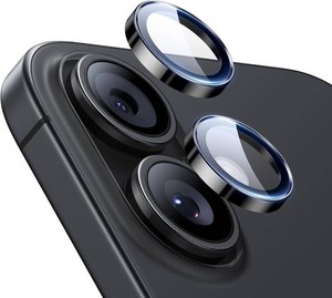ESR 2 Pack for iPhone 17iPhone 16iPhone 16 Plus, Camera Lens Protector, Ultra-tough HD Individual Lens Protectors, Scratch Resistant, Ultra-thin Tempered Glass, Black