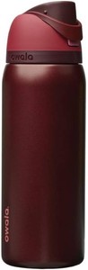 $35 Owala FreeSip Insulated Stainless Steel Water Bottle with Straw, BPA-Free Sports Water Bottle, Great for Travel, 32 Oz, Black Cherry