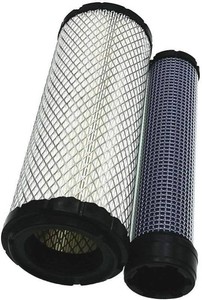 25 083 01 Outer Air Filter Replace Kohler 25 083 01-S 2508301 Kawasaki 11013-7020 11013-7044 OEM Air Cleaner Cartridge with 25 083 04 2508304 11013-7019 11013-7045 Inner Filter