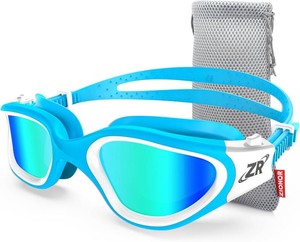 $28 ZIONOR Swim Goggles, Upgraded G1 Polarized Swimming Goggles Anti-Fog for Adult Men Women