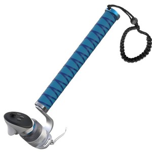 $70 VR Cricket Bat Attachment for iB Cricket - Aluminum Short Cricket Bat Handle Accessory Compatible with Meta Quest 33s, Q2 and Q Pro Enhance Immersive VR Game Experience- Right(Blue)