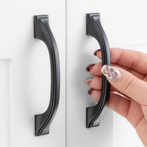 $23 10 Pack 3 Inch Hole Centers Matte Black Cabinet Pulls Black Cabinet Handles Black Kitchen Hardware for Cabinets Drawer Dresser ZP2409 Cupboard Bedroom Closet Bathroom Vanity