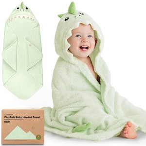$22 KeaBabies Organic Baby Towel with Hood for Girls, Boys, Soft (Draco)  Absorbent 100% Cotton Hooded Baby Towels for Newborns, Infants, Large Hooded Bath Towels for Babies, Kids, Toddler 1-3