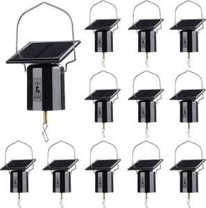 $25 Reginary 2 Pcs Solar Powered Wind Spinner Motor Small Solar Energy Hanging Rotating Motor Revolving Wind Chime Spinner Motor for Wind Chime Sun Catchers Display Patio Garden Lawn Outdoor Decoration