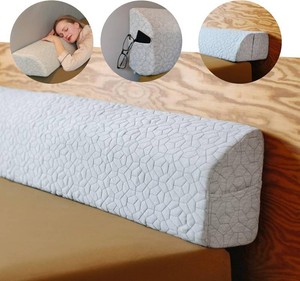 $29 FeelAtHome Bed Gap Filler  Bed Wedge Pillow for Headboard to Close The Gap (0-8) Between Headboard and Mattress (Twin)