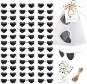 $33 40 Sets Heart Shaped Sunglasses, Wedding Party Favor Glasses  Bulk heart sunglasses for wedding receptions, bridal showers, bachelorette parties, guest gifts, photo props and souvenirs