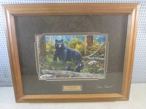 (A-4) Framed Signed Jim Hansel Age...