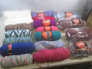 (G-1) Assorted Skeins of Yarn ...