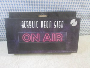 (H-1) Acrylic Neon On Air Sign in...