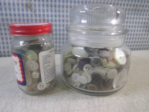 (EC1) 2 Jars of Buttons...