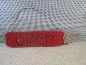 (H-1) Vintage Hand PaintedCarved W...
