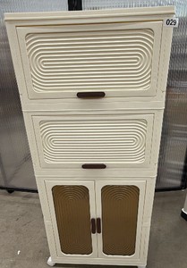 Brand New Plastic Rolling Storage Container - 50 inches tall 21 inches wide 12 inches deep