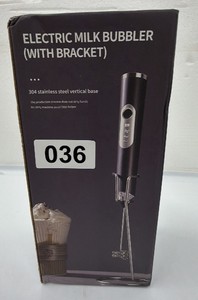 Brand New - Electric Milk Bubbler with bracket