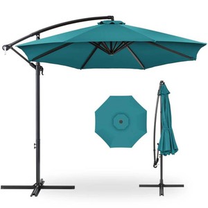Offset Hanging Patio Umbrella - 10ft color Cerulean