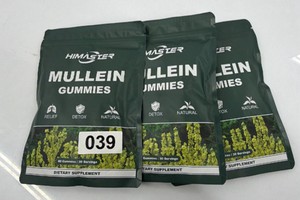 Lot of 3 Brand New bags of  Himaster Mullein Gummies