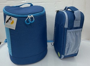 Lot of 2 Brand New items, backpack cooler, and lunchbox bike cooler